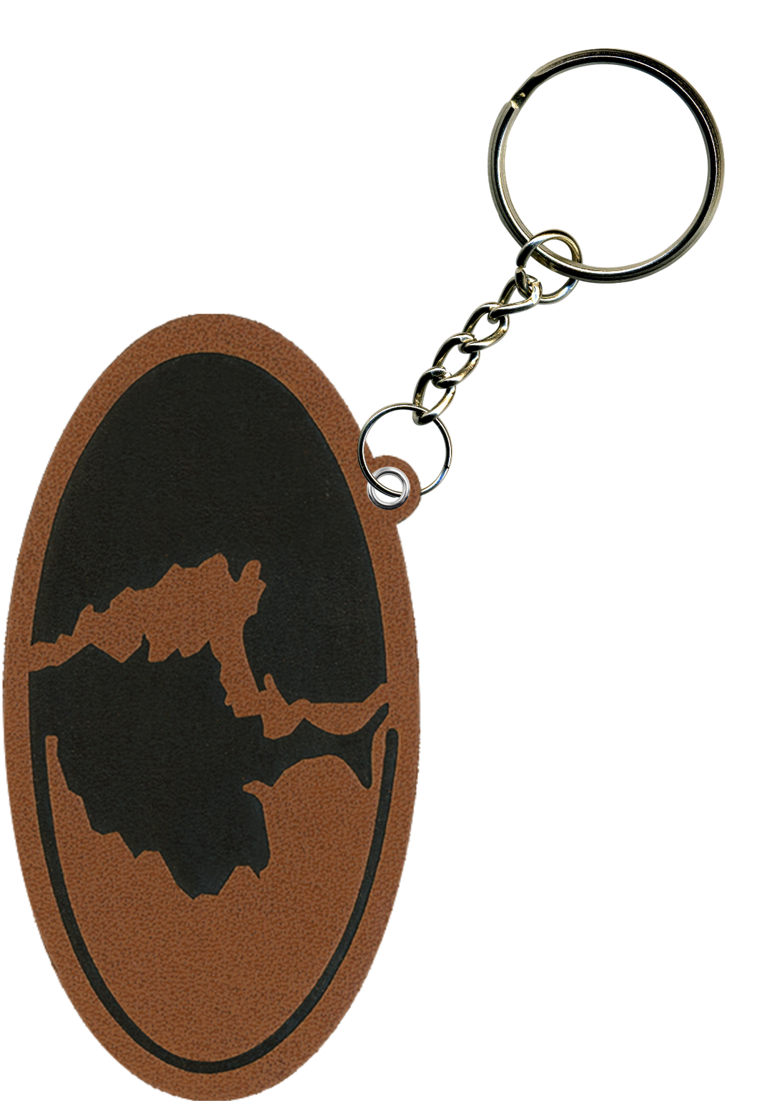 Leather Patches Key Chain