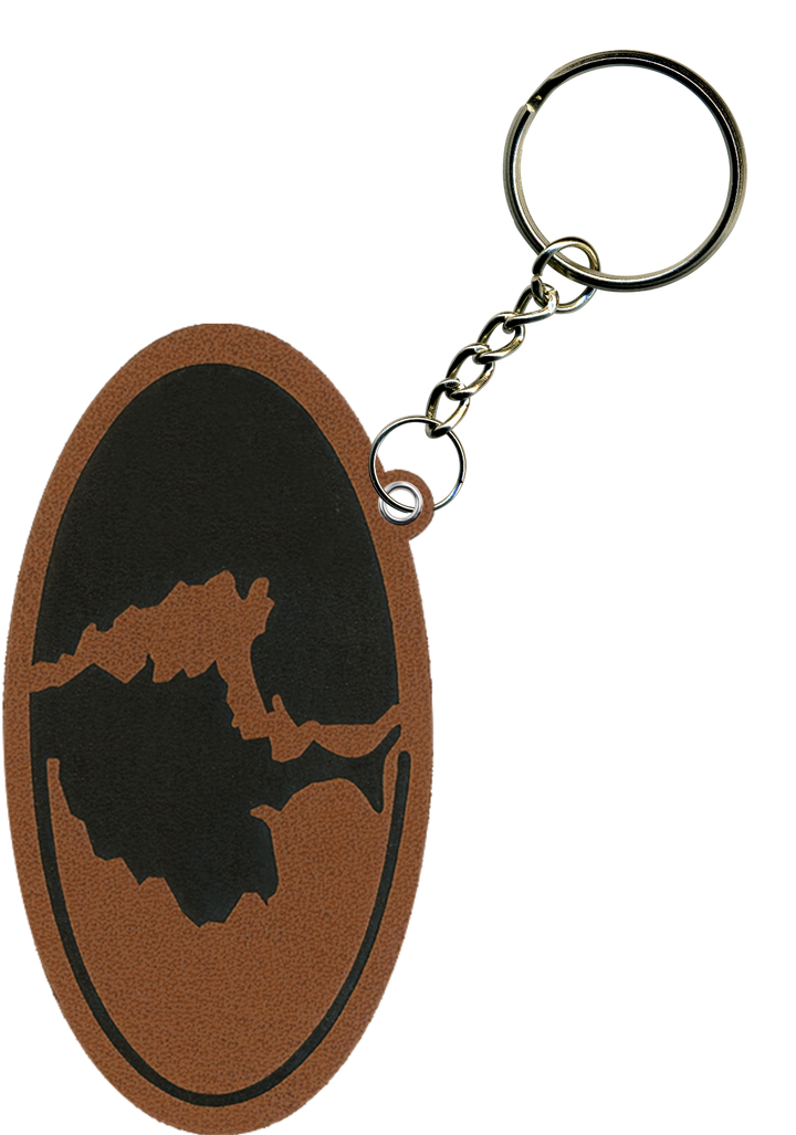 Leather Patches Key Chain