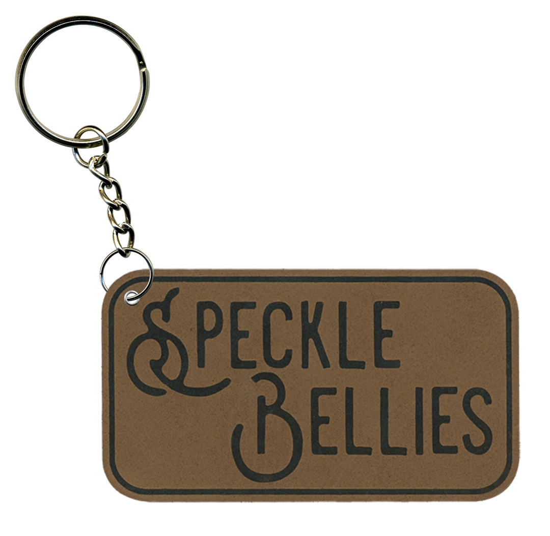 Leather Patches Key Chain