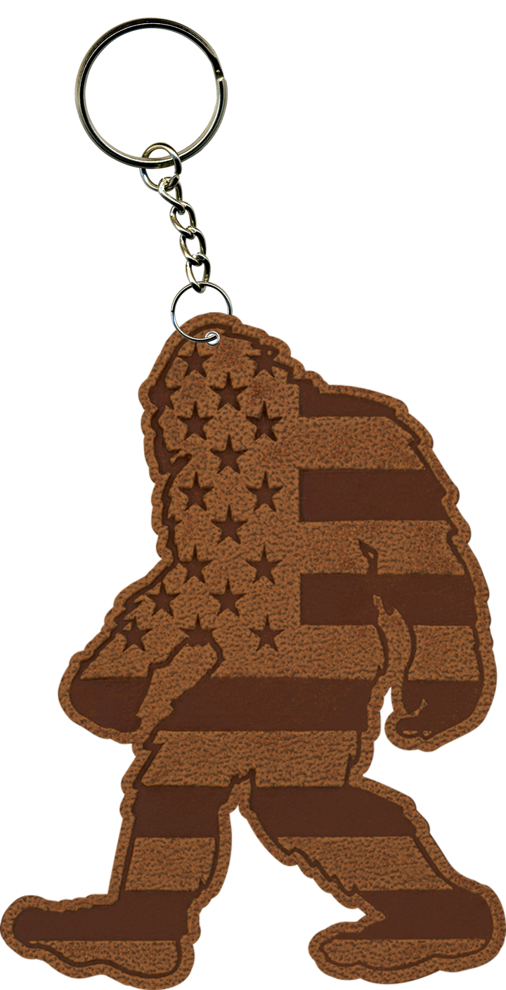 Leather Patches Key Chain