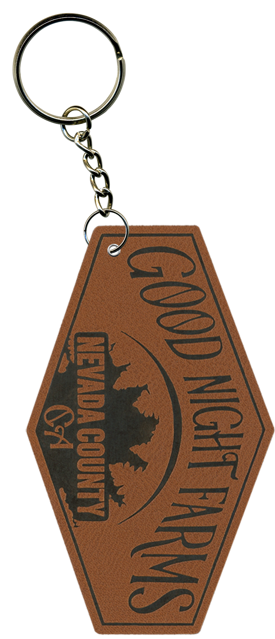 Leather Patches Key Chain