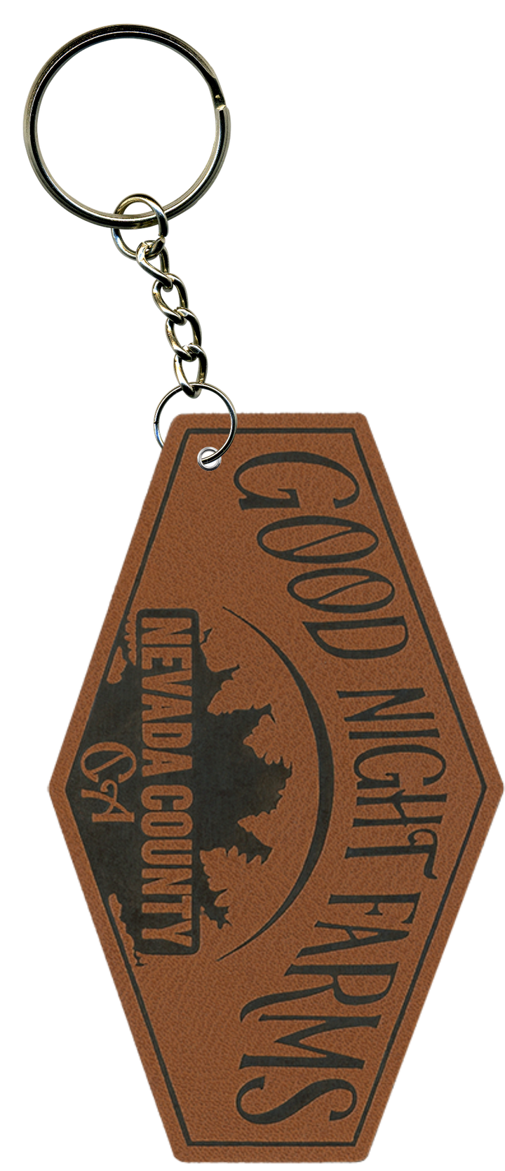 Leather Patches Key Chain