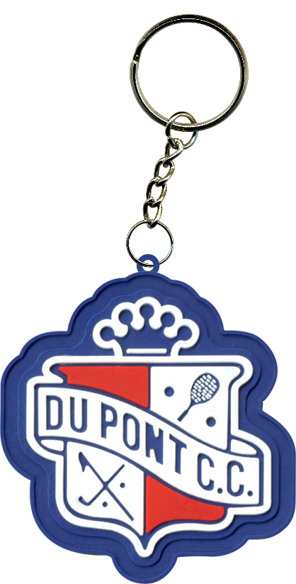 Rubber Patches Key Chain