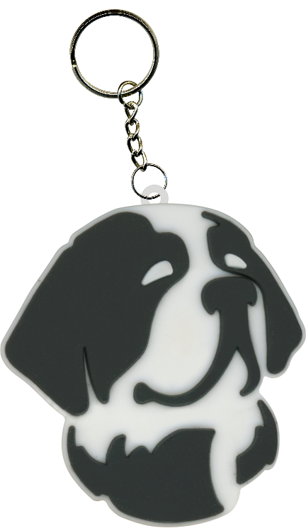 Rubber Patches Key Chain